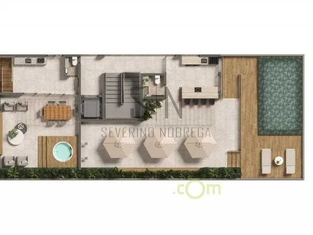Imagem 11: Apartamento Pronto para Morar Bessa ! C/Elevador, 100 Metros do Mar C/2Quartox,01 Suíte, 01 Varga Piscina