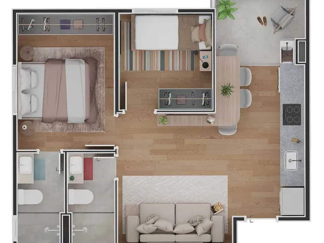 Imagem 4: Vila Clarice Apartamento com 2 dormitórios