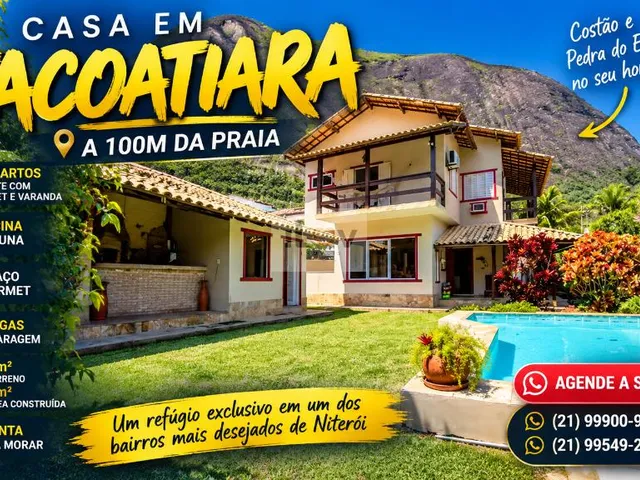 Imagem: Itacoatiara Casa 3 Quartos a 100M da Praia