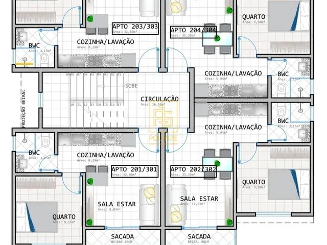 Imagem 4: Apartamentos Compactos e Funcionais no Residencial Bela Vista Om, em Indaial