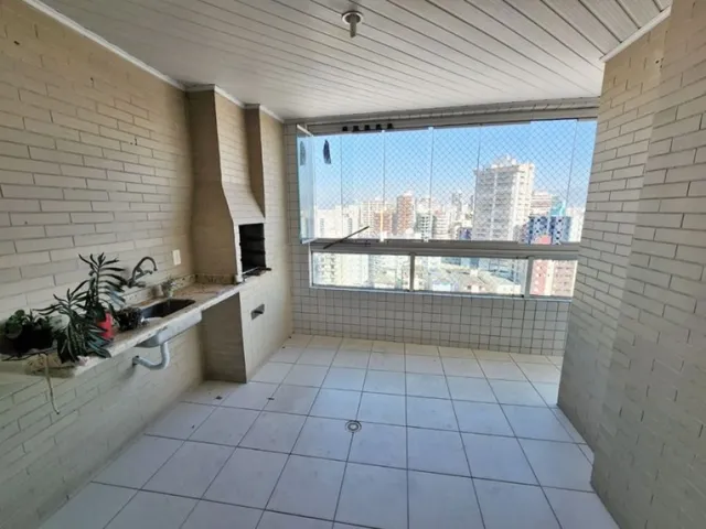 Imagem 2: Apartamento com 130,00 M² - Guilhermina - Praia Grande Sp