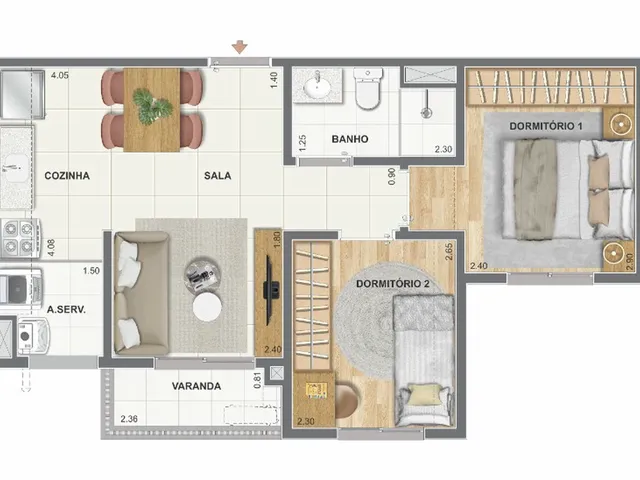 Imagem 4: Caminhos da Guanabara - Residencial