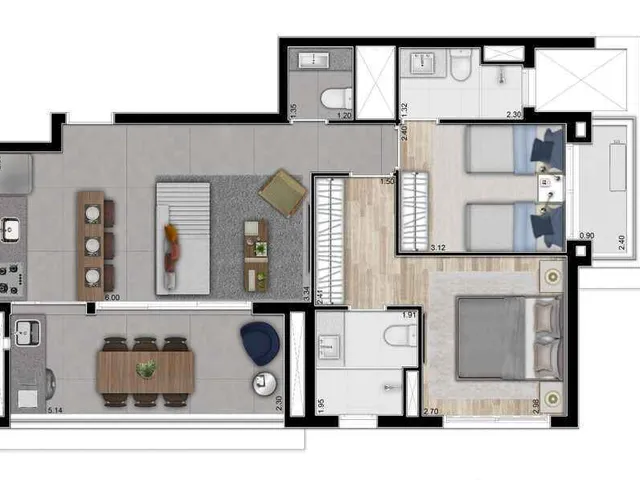 Imagem 3: Apartamento À Venda no Bairro Vila Mariana - São Paulo/Sp