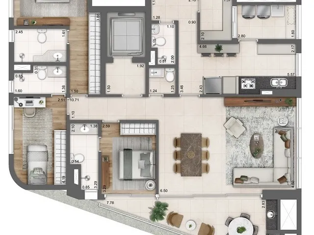 Imagem 13: Apartamento À Venda no Bairro Itaim Bibi - São Paulo/Sp