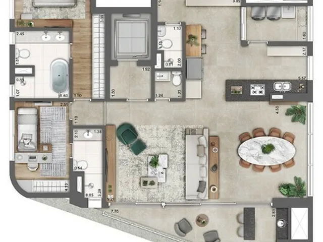 Imagem 6: Apartamento À Venda no Bairro Itaim Bibi - São Paulo/Sp