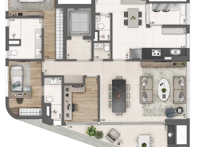 Imagem 2: Apartamento À Venda no Bairro Itaim Bibi - São Paulo/Sp