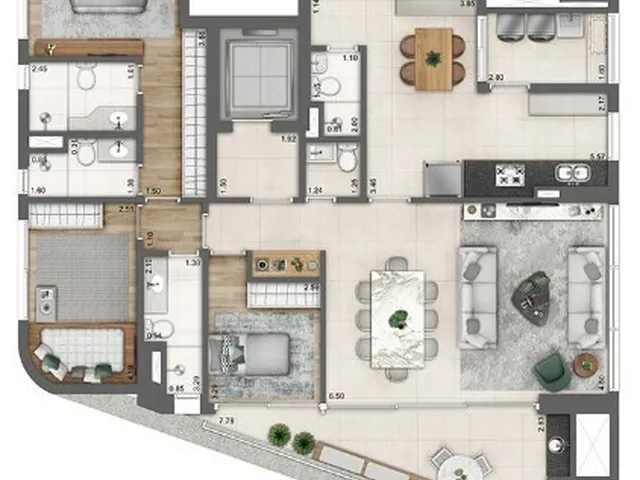 Imagem 3: Apartamento À Venda no Bairro Itaim Bibi - São Paulo/Sp