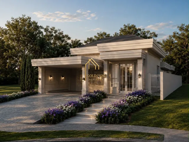 Imagem 3: Casa Térrea Neoclássica Condomínio Florais da Mata