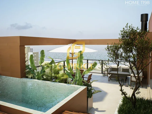 Imagem 7: Lindíssimo Apartamentos de Alto Padrão com Vista para o Mar 100 Mts da Praia
