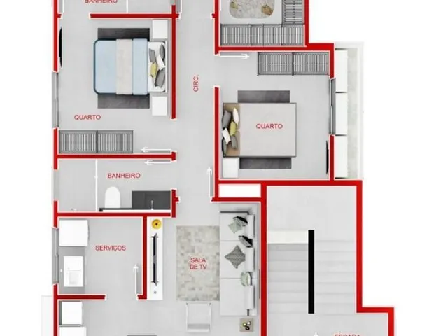 Imagem 9: Apartamento com 3 Dormitórios À Venda, 117 M² por R$ 1.250.000 - Centro - Patos de Minas/Mg