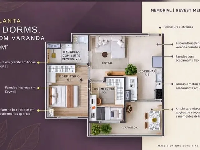 Imagem 7: Aruna Patamares Apartamento À Venda no Bairro Piatã - Salvador/Ba