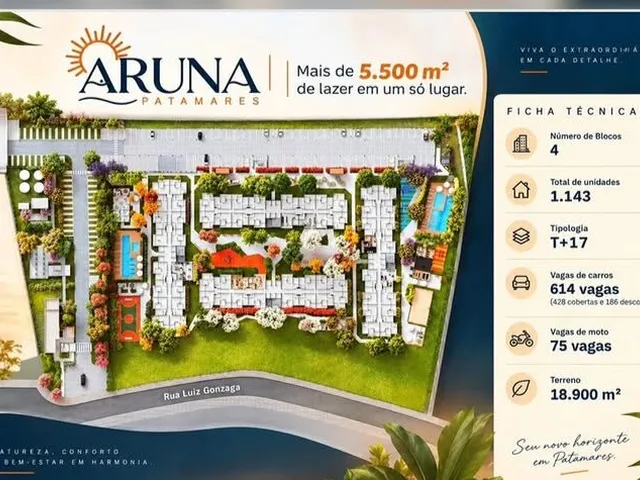 Imagem 9: Aruna Patamares Apartamento À Venda no Bairro Piatã - Salvador/Ba
