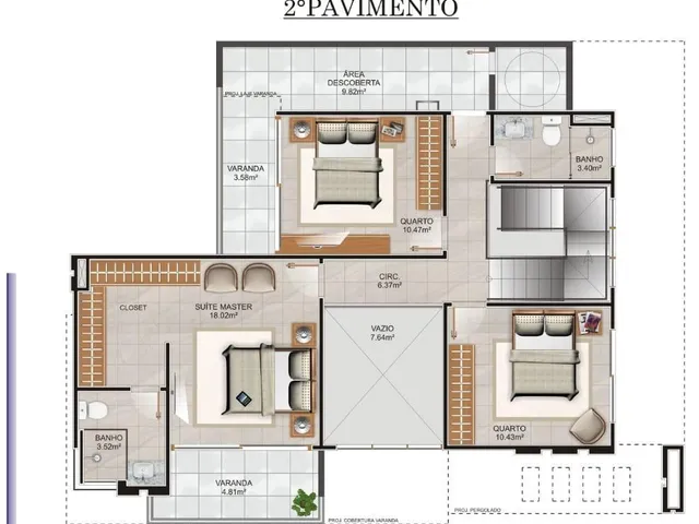 Imagem 5: Excelente Casa Alto Padrão no Itapebussu com Três Quartos