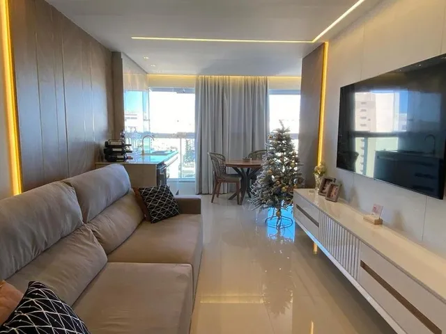 Imagem 2: Apartamento Finamente Decorado Frente Mar da Praia do Morro / Guarapari - Es