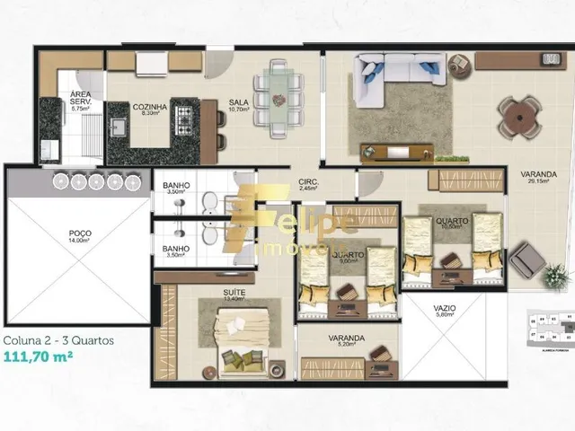 Imagem 12: Lançamento na Enseada Azul: Alba Bacutia Residencial
