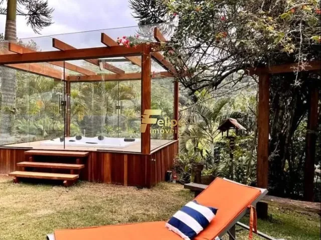 Imagem 7: Um Paraíso em Meio a Mata Atlântica. Casa de Campo Moderna Alto Padrão Mobiliada com Porteira Fechada