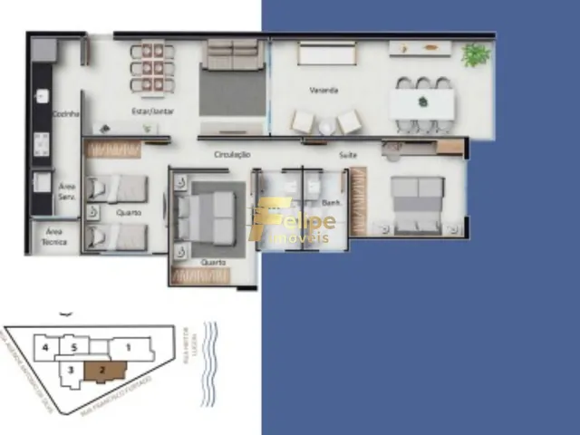 Imagem 6: Lindo Apartamento de 02 Quartos, Sendo 01 Suíte, Lazer Completo, À Venda em Muquiçaba, Guarapari/Es!