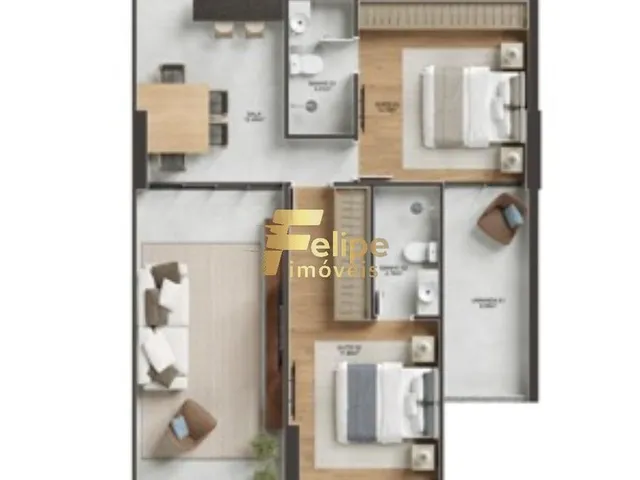Imagem 11: Novíssimo Empreendimento Imobiliário! Apartamento 03 Suítes, Lazer Completo, À Venda na Praia da Cerca, Guarapari/Es!