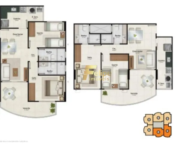 Imagem 11: Oportunidade! Apartamento de 02 Quartos, Sendo 01 Suíte, Lazer Completo, À Venda em Itapuã, Vila Velha/Es!