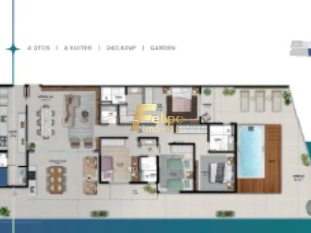 Imagem 8: Novo Empreendimento Surgindo! Apartamento de 03 Suítes, Lazer Completo, À Venda na Mata da Praia, Vitória/Es!