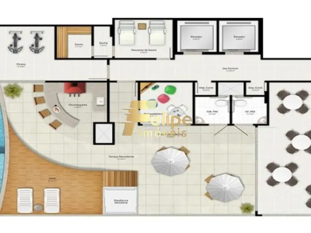 Imagem 12: Excelente Apartamento de 03 Quartos, com Área de Lazer Completa, Bem Localizado, À Venda em Itapuã, Vila Velha/Es!