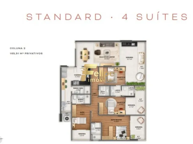 Imagem 13: Mais Novo Empreendimento Surgindo, Apartamento com 04 Suítes, Lazer Completo, À Venda em Itapuã, Vila Velha/Es!