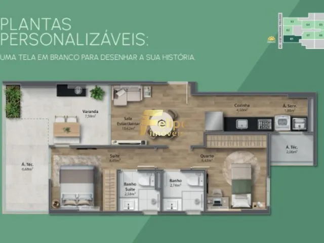 Imagem 14: 0 Apartamento com 2 dormitórios
