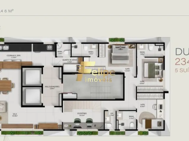 Imagem 15: 0 Apartamento com 4 dormitórios