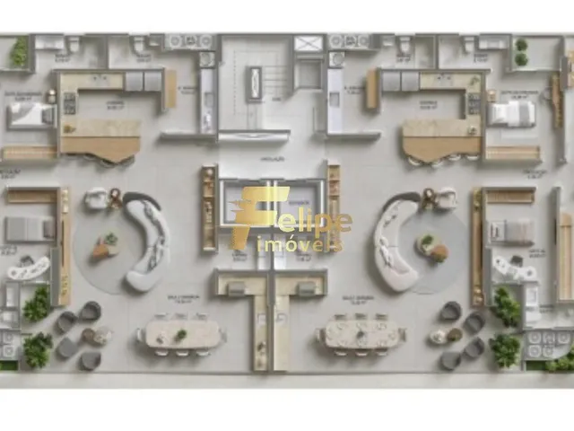 Imagem 8: Luxuoso Empreendimento Surgindo! Apartamento com 04 Suítes, Lazer Completo, À Venda na Praia da Costa, Vila Velha/Es!