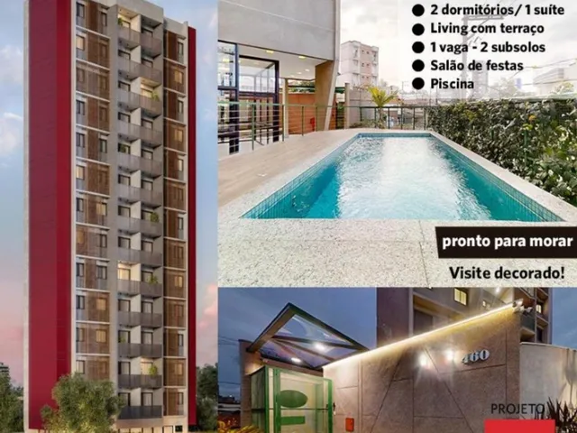 Imagem 6: Aluguel de Apartamento na Vila Alpina em Santo André-Sp: 2 Quartos, 1 Suíte, 2 Salas, 2 Banheiros e 1 Vaga de Garagem!