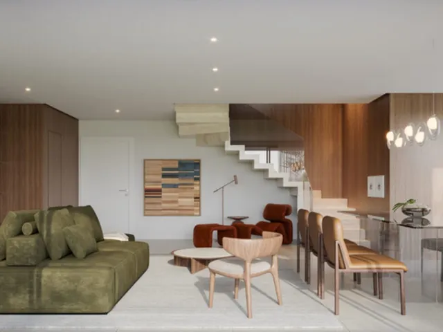 Imagem 9: Cobertura Duplex em Curitiba, no Bairro Água Verde - Referência: 808 - L&Apos;Arq