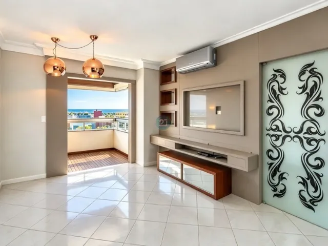 Imagem 7: Alugo Apartamento com Vista para o Mar, 03 Quartos, Sacada Gourmet, 02 Vagas, no Saco Grande, Florianópolis