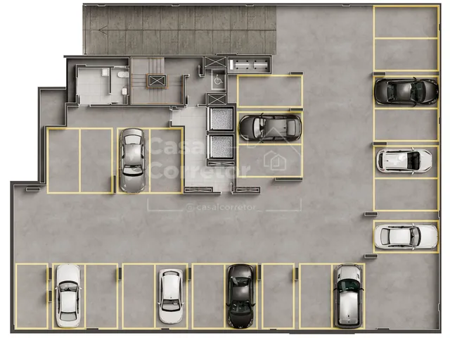 Imagem 3: Apartamento de 58,75M² com Dois Dormitórios