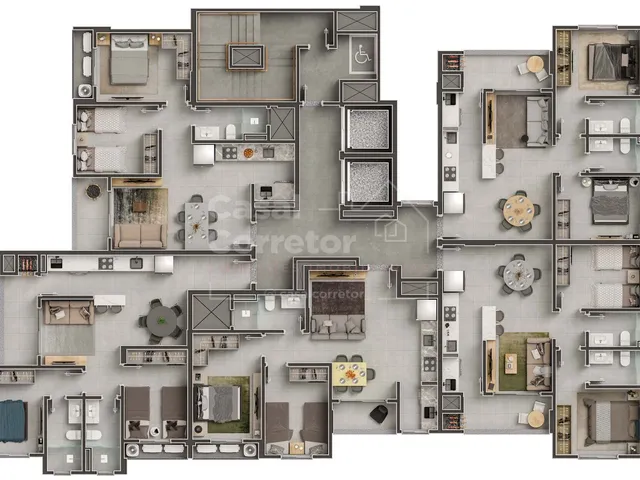 Imagem 15: Apartamento de 58,75M² com Dois Dormitórios