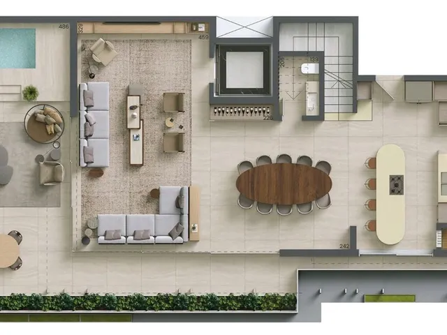 Imagem 5: Arte Batel Apartamento com 3 dormitórios