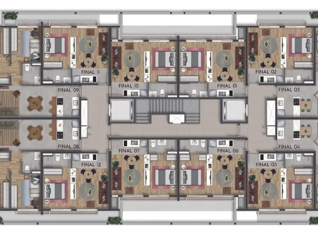 Imagem 1: Hall Design Apartamento com 2 dormitórios