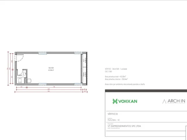 Imagem 9: Sala Comercial À Venda com 40M² por R$ 816.962,00