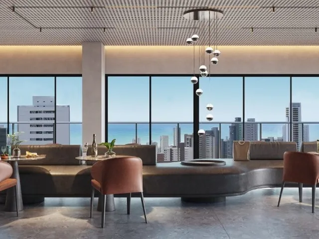 Imagem 13: Apartamento de 1 Quarto À Venda no Miramar, João Pessoa-Pb: 1 Suíte, 2 Salas, 1 Banheiro, 35,77M² de Área!