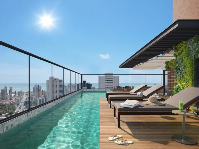 Imagem 6: Apartamento de 1 Quarto À Venda no Miramar, João Pessoa-Pb: 1 Suíte, 2 Salas, 1 Banheiro, 35,77M² de Área!