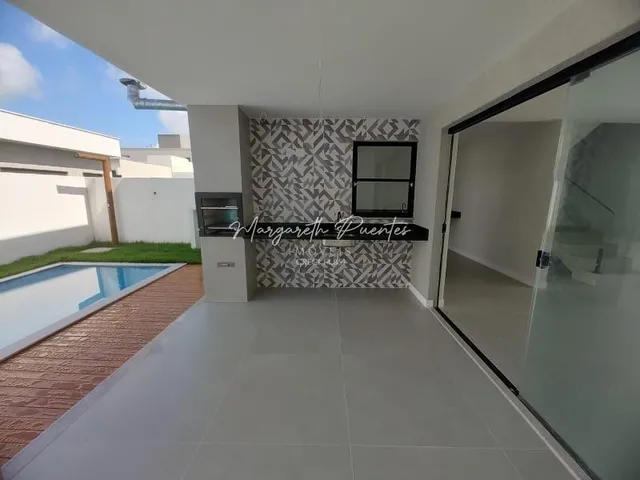 Imagem 9: Casa Nova, 4 Suítes, Piscina Privativa, em Condomínio Portaria Clube C/ Academia no Retorno do Shopping Busca Vida