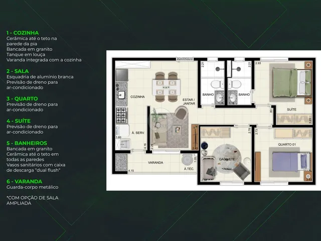 Imagem 7: Apartamento 3 Quartos a Venda no Bairro Planalto Manaus