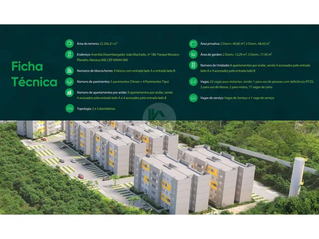 Imagem 6: Apartamento 3 Quartos a Venda Parque Mosaico, Manaus-Am