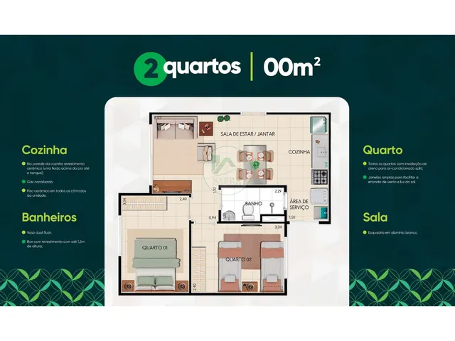 Imagem 9: Apartamento 3 Quartos a Venda Parque Mosaico, Manaus-Am