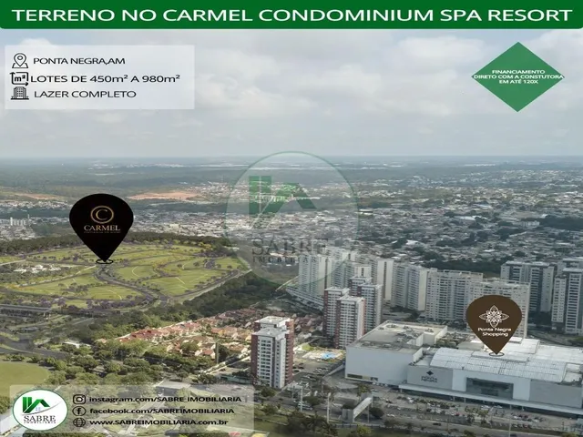 Imagem: Terreno a Venda no Bairro Ponta Negra Manaus