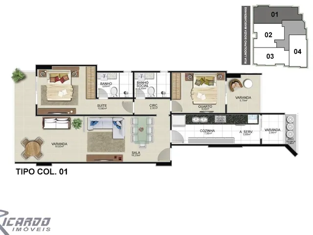 Imagem 4: Lançamento no Centro de Guarapari-Es, Apartamentos de 2 Quartos com Área de Lazer Completa