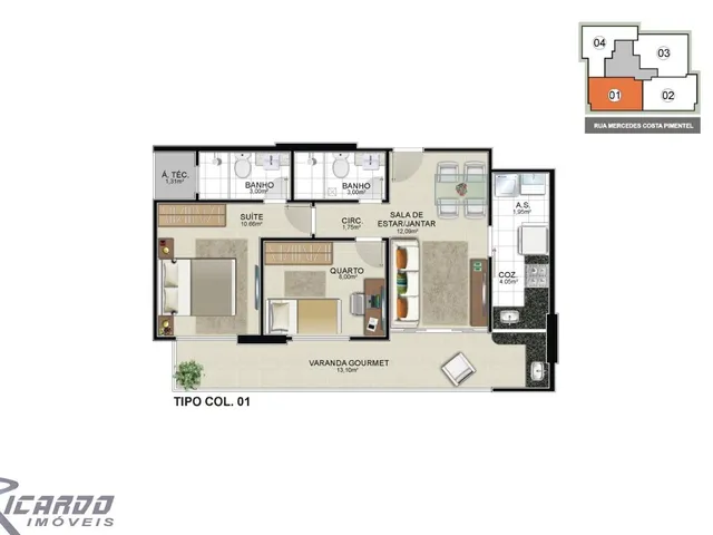 Imagem 2: Apartamento À Venda 2 Quartos, 2 Vagas no Centro de Guarapari, com Lazer Completo na Cobertura