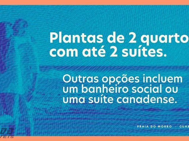 Imagem 5: Lançamento Apartamento de 2 Quartos na Quadra do Mar da Praia do Morro, Guarapari - Es