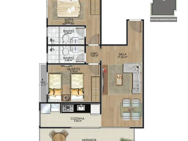 Imagem 3: Lançamento, Apartamento 2 Quartos À Venda, Lazer Completo, Centro de Guarapari Es