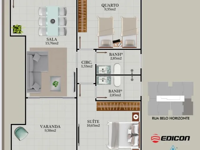 Imagem 4: Super Lançamento com Apartamentos de 2 Quartos, Área de Lazer Completa na Quadra do Mar da Praia do Morro, Guarapari-Es