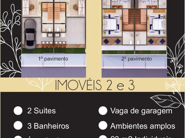 Imagem 2: Requinte, Conforto e Tranquilidade! Casa Dúplex com 92 M2. Sinal Mais 18X. Prazo: Outubro/2026